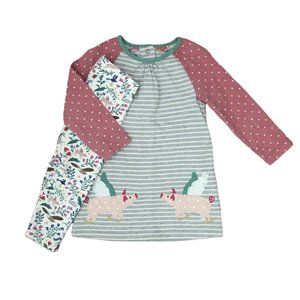 Baby Boden Flying Pigs Appliqué Playset (size 12-18m)